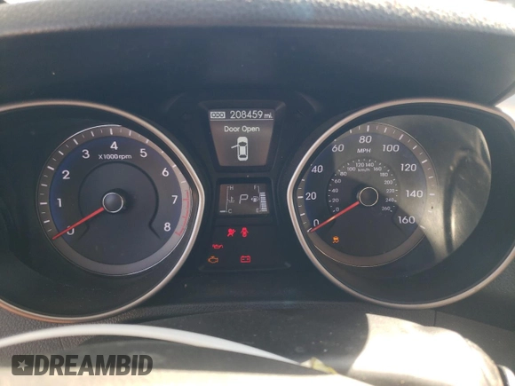 2014 Hyundai Elantra GT with VIN KMHD35LH8EU218254, listed as a Copart auction lot 74038834 with 208,459 mi miles and Salvage Title. Bid and sale history available at carsss.com. Image 9.