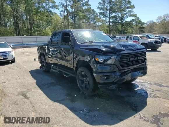 2019 Ram 1500 Big Horn with VIN 1C6SRFFT8KN697739, listed as a Copart auction lot 50511585 with 74,468 mi miles and Salvage title. Bid and sale history available at DreamBid. Image 28.