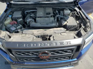 2022 Nissan Frontier Pro-X with VIN 1N6ED1EJ5NN610792, listed as a Copart auction lot 59897795 with 51,214 mi miles and Salvage title. Bid and sale history available at DreamBid. Image 11.