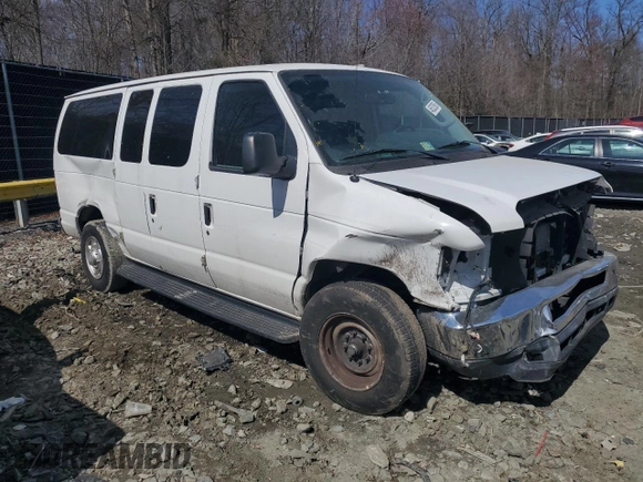 2014 Ford Econoline Passenger XL z VIN 1FBNE3BL3EDA08209, wystawiony jako Copart lot #46532505 z przebiegiem 136 444 mil mil oraz Szkody całkowita. Historia ofert i sprzedaży dostępna na DreamBid. Obrazek 4.