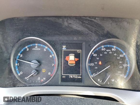 2018 Toyota RAV4 LE with VIN 2T3ZFREV0JW488538, listed as a Copart auction lot 47400695 with 78,752 mi miles and Salvage Title. Bid and sale history available at carsss.com. Image 9.