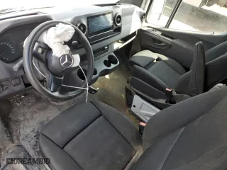 2019 Mercedes-Benz Sprinter Cargo Van with VIN WD3PF0CD5KP162982, listed as a Copart auction lot 50191745 with 0 mi miles and Salvage Title. Bid and sale history available at carsss.com. Image 8.