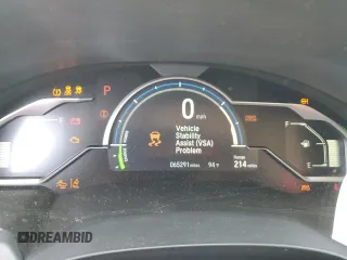 2018 Honda Clarity Plug-In Hybrid Touring with VIN JHMZC5F33JC016429, listed as a Copart auction lot 66938434 with 65,291 mi miles and Salvage Title. Bid and sale history available at carsss.com. Image 9.