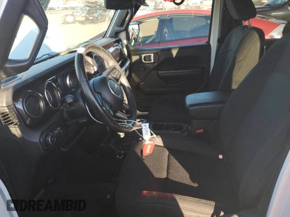 2020 Jeep Wrangler Unlimited Willys with VIN 1C4HJXDN9LW154108, listed as a Copart auction lot 84794694 with 64,609 mi miles and Salvage title. Bid and sale history available at DreamBid. Image 7.