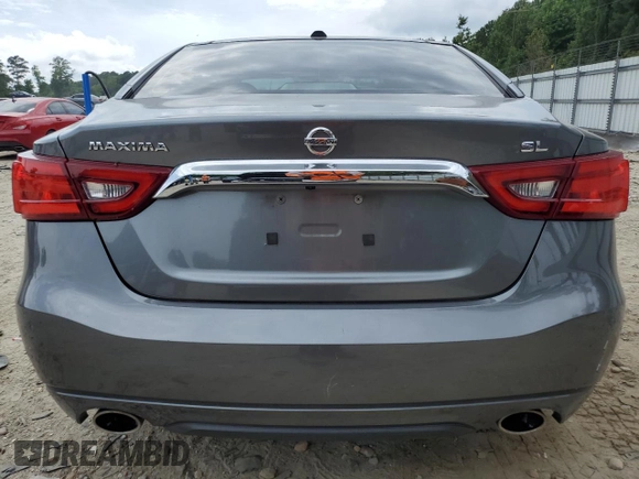 2016 Nissan Maxima SL with VIN 1N4AA6AP0GC379967, listed as a Copart auction lot 60839615 with 107,201 mi miles and Salvage title. Bid and sale history available at DreamBid. Image 6.