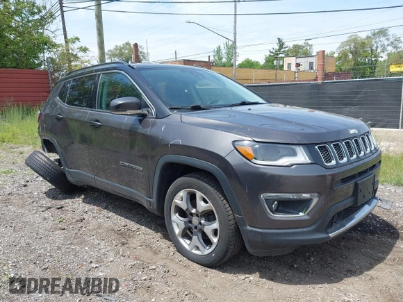 2018 Jeep Compass Limited z VIN 3C4NJDCB4JT284146, wystawiony jako IAAI lot #42375947 z przebiegiem 84 481 mil mil oraz . Historia ofert i sprzedaży dostępna na DreamBid. Obrazek 1.