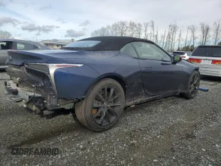 2021 Lexus LC with VIN JTHKPAAY8MA102594, listed as a Copart auction lot 50404275 with 29,899 mi miles and Salvage Title. Bid and sale history available at carsss.com. Image 3.