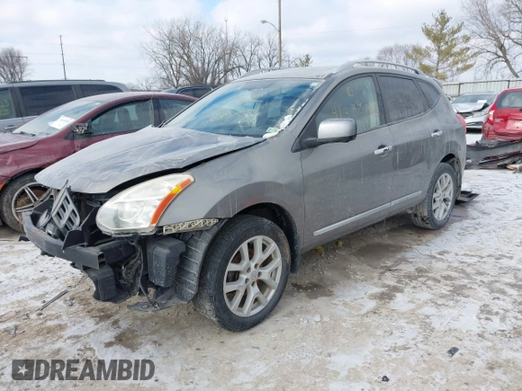 2012 Nissan Rogue SV with VIN JN8AS5MV2CW383298, listed as a IAAI auction lot 41388743 with 149,787 mi miles. Bid and sale history available at carsss.com. Image 2.