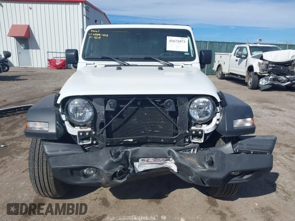 2024 Jeep Wrangler Sport S with VIN 1C4PJXDN4RW300936, listed as a IAAI auction lot 41671073 with 6,195 mi miles and . Bid and sale history available at DreamBid. Image 13.