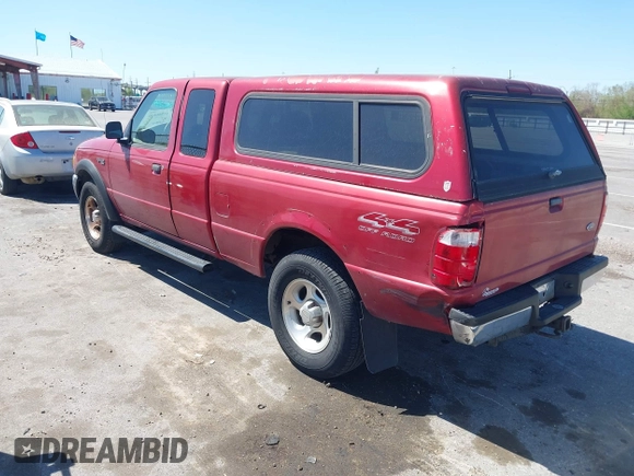 2001 Ford Ranger XL Fleet with VIN 1FTZR15E31PA53677, listed as a IAAI auction lot 41866649 with 121,968 mi miles. Bid and sale history available at carsss.com. Image 3.