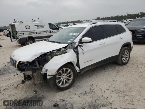 2019 Jeep Cherokee Latitude with VIN 1C4PJLCXXKD111205, listed as a Copart auction lot 49061145 with 156,738 mi miles and Clean Title. Bid and sale history available at carsss.com. Image 1.