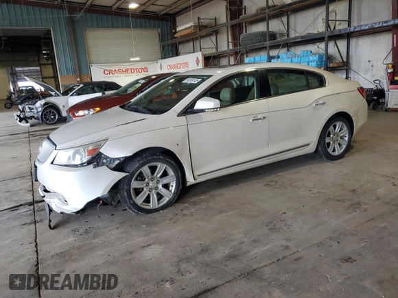 2011 Buick LaCrosse CXL with VIN 1G4GD5ED1BF135088, listed as a Copart auction lot 59349145 with 142,805 mi miles and Salvage title. Bid and sale history available at DreamBid. Image 1.