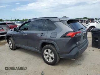2020 Toyota RAV4 Hybrid XLE with VIN 2T3RWRFV3LW076759, listed as a Copart auction lot 60330435 with 128,274 mi miles and Salvage title. Bid and sale history available at DreamBid. Image 2.