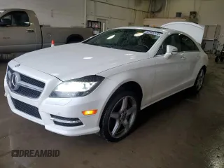 2014 Mercedes-Benz CLS 550 with VIN WDDLJ9BB3EA097957, listed as a Copart auction lot 62365325 with 136,577 mi miles and Salvage title. Bid and sale history available at DreamBid. Image 1.