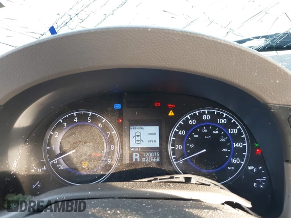 2013 Infiniti G37 Journey with VIN JN1CV6AP7DM722113, listed as a IAAI auction lot 41881379 with 120,075 mi miles and . Bid and sale history available at DreamBid. Image 7.