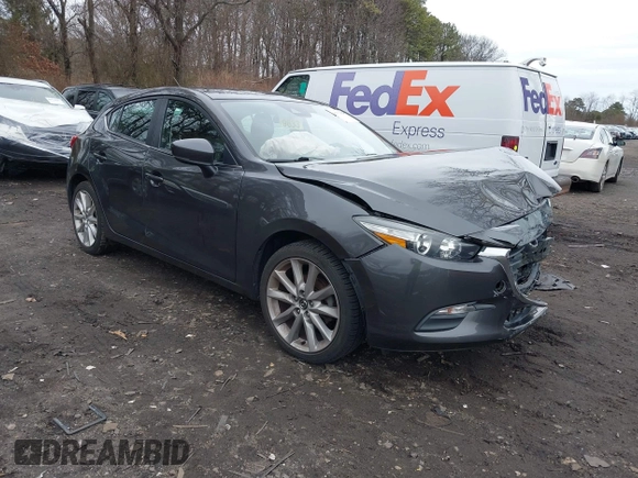 2017 Mazda 3 Touring with VIN 3MZBN1L7XHM135792, listed as a IAAI auction lot 41732569 with 81,368 mi miles and . Bid and sale history available at DreamBid. Image 1.