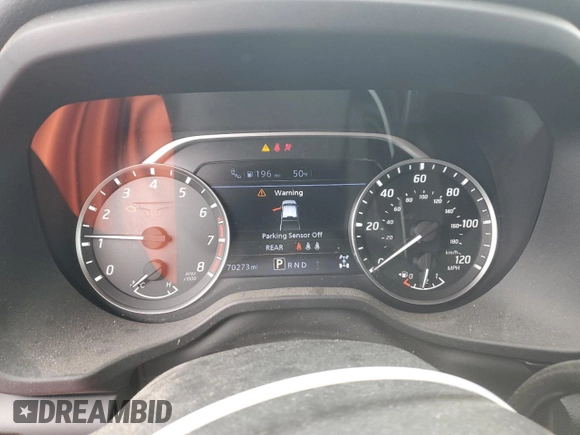 2021 Nissan Titan S with VIN 1N6AA1EC9MN529818, listed as a Copart auction lot 47041365 with 70,273 mi miles and Salvage title. Bid and sale history available at DreamBid. Image 9.