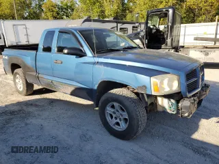 2006 Dodge Dakota SLT with VIN 1D7HW42K56S544472, listed as a Copart auction lot 73413914 with 187,616 mi miles and Salvage Title. Bid and sale history available at DreamBid. Image 4.