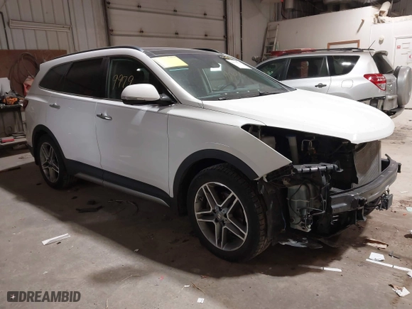 2017 Hyundai Santa Fe Limited Ultimate with VIN KM8SRDHF1HU251592, listed as a IAAI auction lot 41519979 with 80,421 mi miles. Bid and sale history available at carsss.com. Image 1.