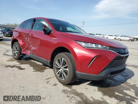 2021 Toyota Venza LE with VIN JTEAAAAH8MJ007902, listed as a Copart auction lot 52990125 with 55,100 mi miles and Salvage Title. Bid and sale history available at carsss.com. Image 4.