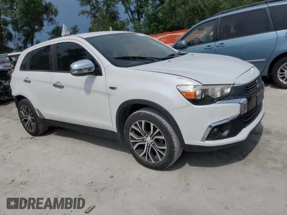 2017 Mitsubishi Outlander ES with VIN JA4AP3AU7HZ002767, listed as a Copart auction lot 55494795 with 157,138 mi miles and Salvage title. Bid and sale history available at DreamBid. Image 4.