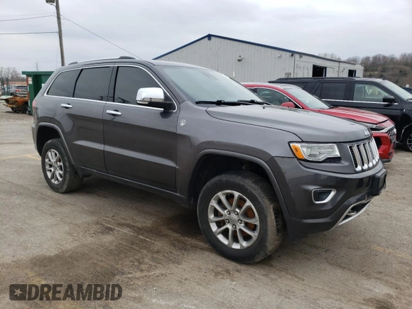 2014 Jeep Grand Cherokee Overland with VIN 1C4RJFCG8EC155109, listed as a Copart auction lot 52992825 with 128,604 mi miles and Clean Title. Bid and sale history available at carsss.com. Image 4.