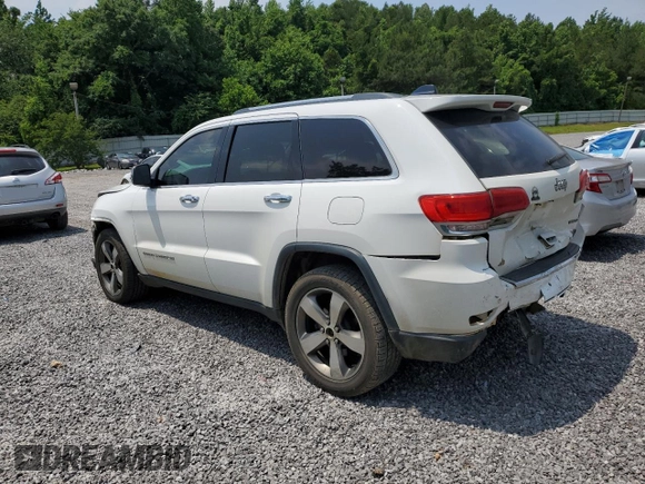 2016 Jeep Grand Cherokee Limited 75th Anniversary with VIN 1C4RJEBG0GC358588, listed as a Copart auction lot 57585695 with 221,460 mi miles and Salvage title. Bid and sale history available at DreamBid. Image 2.