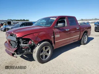 2015 Ram 1500 Express with VIN 1C6RR6KT1FS709502, listed as a Copart auction lot 86647234 with 186,005 mi miles and Salvage title. Bid and sale history available at DreamBid. Image 1.