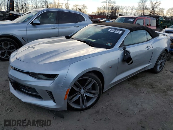 2017 Chevrolet Camaro 1LT with VIN 1G1FB3DS6H0201729, listed as a Copart auction lot 46478875 with 332,718 mi miles and Clean Title. Bid and sale history available at carsss.com. Image 1.