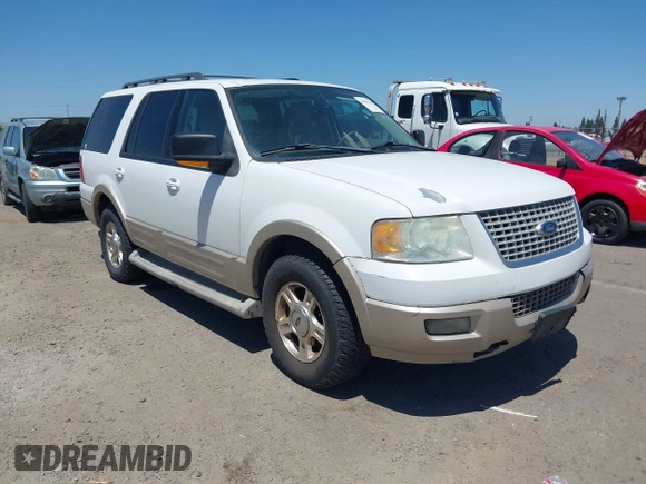 2006 Ford Expedition Eddie Bauer with VIN 1FMPU18556LA48170, listed as a IAAI auction lot 42514246 with 254,046 mi miles and . Bid and sale history available at DreamBid. Image 1.