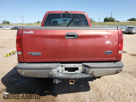 2002 Ford Super Duty F-250 XL with VIN 1FTNX21F92EB05853, listed as a Copart auction lot 71484314 with 0 mi miles and Salvage Title. Bid and sale history available at carsss.com. Image 6.