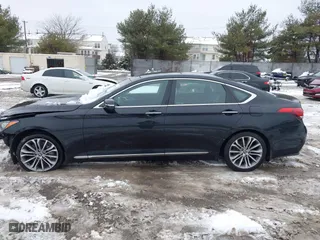 2015 Hyundai Genesis 3.8L with VIN KMHGN4JE9FU099240, listed as a IAAI auction lot 41560635 with 128,345 mi miles. Bid and sale history available at carsss.com. Image 14.