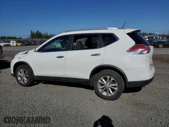 2016 Nissan Rogue SV z VIN KNMAT2MV7GP708227, wystawiony jako Copart lot #54054605 z przebiegiem 180 530 mil mil oraz Szkoda całkowita • Salvage title. Historia ofert i sprzedaży dostępna na DreamBid. Obrazek 2.