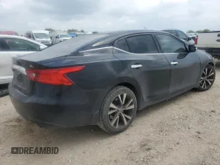 2016 Nissan Maxima SL with VIN 1N4AA6AP7GC384776, listed as a Copart auction lot 54777145 with 107,140 mi miles and Salvage title. Bid and sale history available at DreamBid. Image 3.