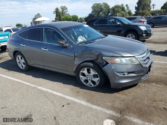 2012 Honda Crosstour EX-L with VIN 5J6TF1H53CL003814, listed as a Copart auction lot 66244564 with 186,124 mi miles and Salvage Title. Bid and sale history available at carsss.com. Image 4.