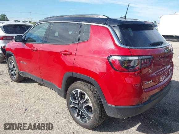 2024 Jeep Compass Limited z VIN 3C4NJDCN8RT595360, wystawiony jako IAAI lot #42323056 z przebiegiem 46 933 mil mil oraz . Historia ofert i sprzedaży dostępna na DreamBid. Obrazek 3.