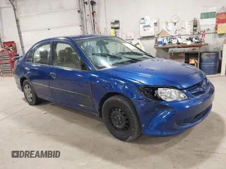2004 Honda Civic VP with VIN 1HGES16304L013263, listed as a IAAI auction lot 41818578 with 185,184 mi miles. Bid and sale history available at carsss.com. Image 1.