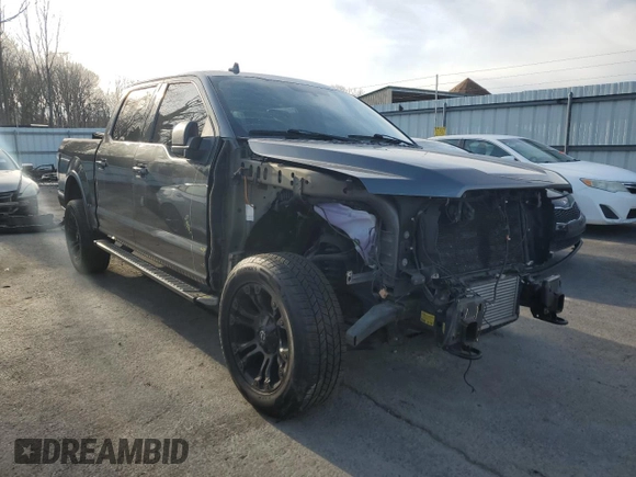 2018 Ford F-150 XL with VIN 1FTEW1EG5JFA40735, listed as a Copart auction lot 46301115 with 122,463 mi miles and Salvage Title. Bid and sale history available at carsss.com. Image 4.