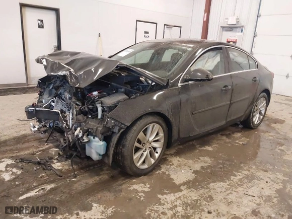 2015 Buick Regal with VIN 2G4GK5EX1F9283790, listed as a IAAI auction lot 41526302 with 87,411 mi miles. Bid and sale history available at carsss.com. Image 2.