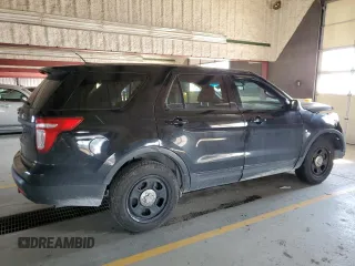 2013 Ford Utility Police Interceptor with VIN 1FM5K8ARXDGB28458, listed as a Copart auction lot 64581204 with 175,592 mi miles and Salvage Title. Bid and sale history available at carsss.com. Image 3.