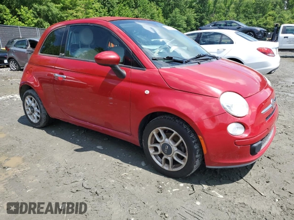 2013 FIAT 500 Pop z VIN 3C3CFFDR5DT664833, wystawiony jako Copart lot #59025195 z przebiegiem 112 991 mil mil oraz Czysty tytuł • Clean title. Historia ofert i sprzedaży dostępna na DreamBid. Obrazek 4.