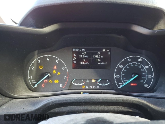 2019 Ford Transit Connect XL with VIN NM0GE9E24K1407733, listed as a Copart auction lot 69866662 with 85,974 mi miles and . Bid and sale history available at DreamBid. Image 9.