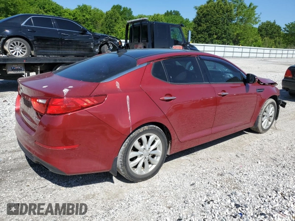 2015 Kia Optima EX with VIN 5XXGN4A76FG498957, listed as a Copart auction lot 55663605 with 137,998 mi miles and Clean title. Bid and sale history available at DreamBid. Image 3.