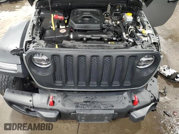 2019 Jeep Wrangler Unlimited Rubicon с VIN 1C4HJXFN9KW608711, выставлен на аукционе Copart как лот 48148115 с пробегом 75 988 миль миль и Списание • Salvage title. История ставок и продаж доступна на DreamBid. Изображение 13.