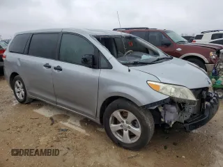 2013 Toyota Sienna L with VIN 5TDZK3DC5DS369785, listed as a Copart auction lot 46327335 with 178,788 mi miles and Salvage Title. Bid and sale history available at carsss.com. Image 4.