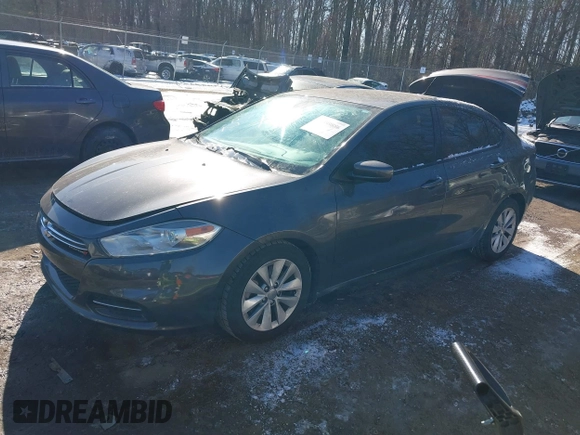 2015 Dodge Dart Aero with VIN 1C3CDFDH9FD362693, listed as a IAAI auction lot 41399886 with 101,521 mi miles. Bid and sale history available at carsss.com. Image 2.