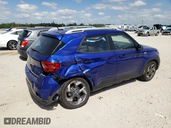 2023 Hyundai Venue SEL z VIN KMHRC8A30PU221599, wystawiony jako Copart lot #55040855 z przebiegiem 10 753 mil mil oraz Szkoda całkowita • Salvage title. Historia ofert i sprzedaży dostępna na DreamBid. Obrazek 3.