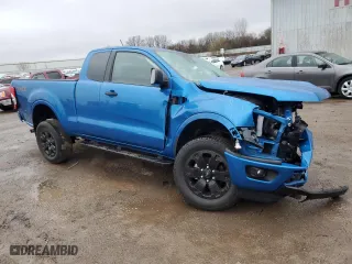 2022 Ford Ranger XL with VIN 1FTER1FH2NLD49696, listed as a Copart auction lot 49672175 with 23,318 mi miles and Non Repairable. Bid and sale history available at carsss.com. Image 4.
