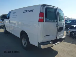 2016 Chevrolet Express Cargo Van with VIN 1GCWGAFF0G1323959, listed as a IAAI auction lot 42172260 with 211,384 mi miles. Bid and sale history available at carsss.com. Image 3.