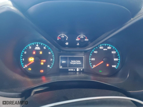 2019 Chevrolet Colorado 4WD Work Truck with VIN 1GCHTBEN0K1350087, listed as a Copart auction lot 83787144 with 64,799 mi miles and Salvage Title. Bid and sale history available at carsss.com. Image 9.